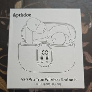 Aptkdoe A90 Pro True Wireless Earbuds Black